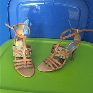 Coach high heel sandles